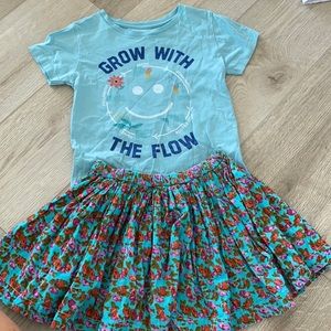 Peek shirt -skirt set